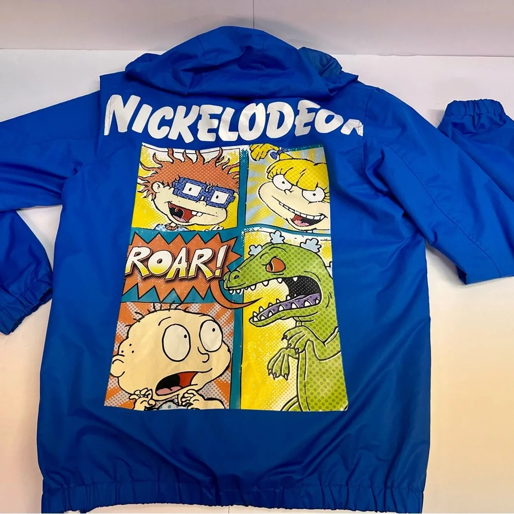 Members Only‎ Men’s Rugrats Blue windbreaker size small Nickelodeon